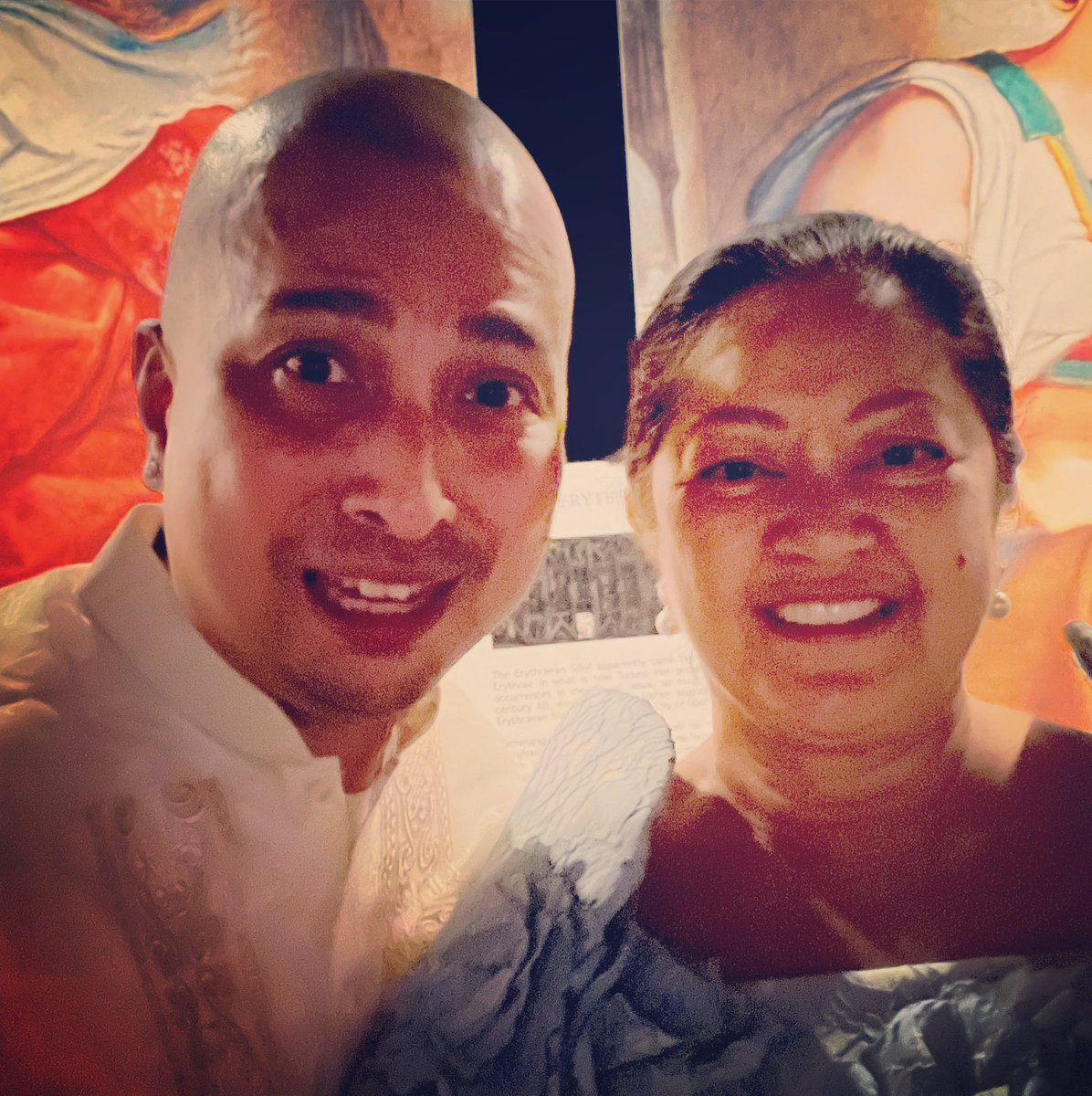 thecockyrocky's tweet photo. I was fanboying the First Lady the entire night. 

I couldn’t believe it when she told me I could have a picture with her. I was so shocked and excited that I forgot to ask the President for a picture. He was just watching and waiting for his beautiful wife as she had her photo taken with her giddy fan. 

If it weren’t for my friend who was taking the photo who asked the President to join the picture, I wouldn’t have the amazing memories  I took home with me of this event. I was unable to even think when the First Lady talked to me. 

But, I was even more stunned after I stood in between the Fiirst Couple for a picture.