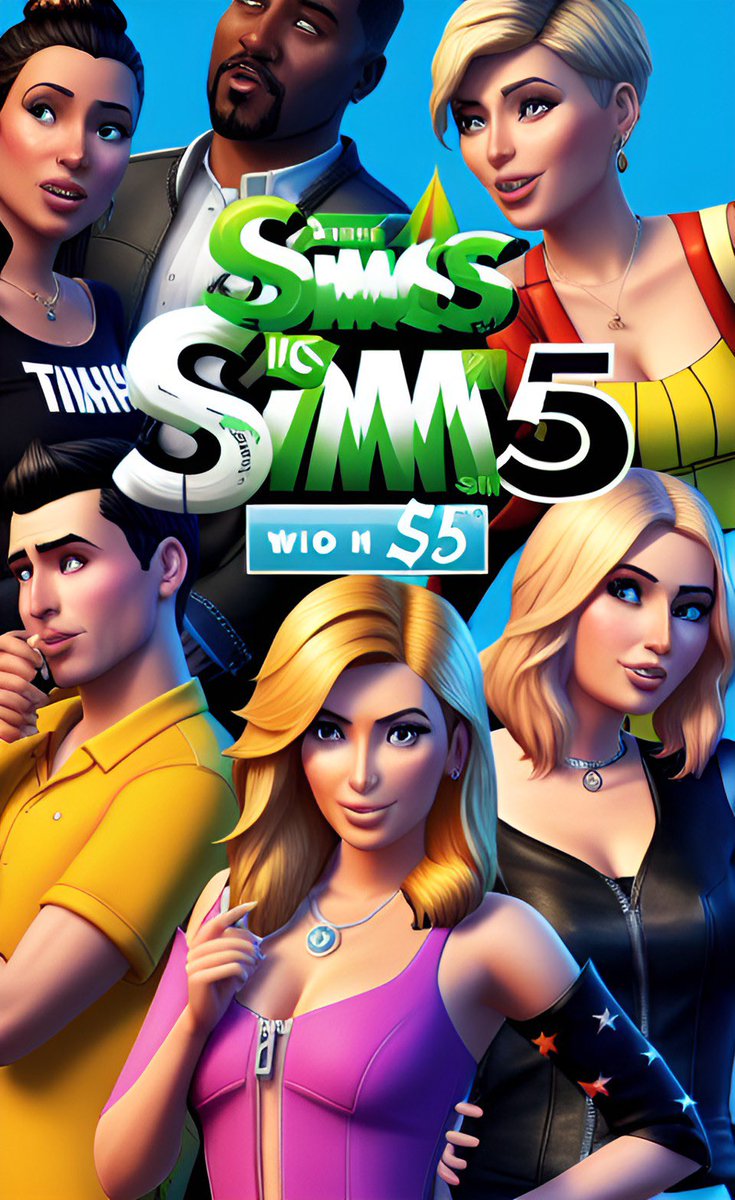 simotional's tweet image. AI generated Sims 5 concepts:
#ProjectRene #Sims5