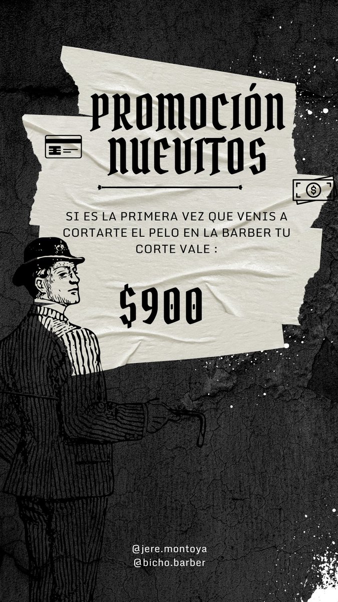 Jere_Montoya's tweet photo. Buenas,paso a spamear 5 minutos para dejar flyer de mi barberia, actualmente TENGO los precios mas bajos de todo Cordoba y me serviria mucho la difusion asi que si pueden tomarse el tiempo de darle mg y rt les estaria muy agradecido, cualquier consulta no molesta https://t.co/12hzYlgdWA