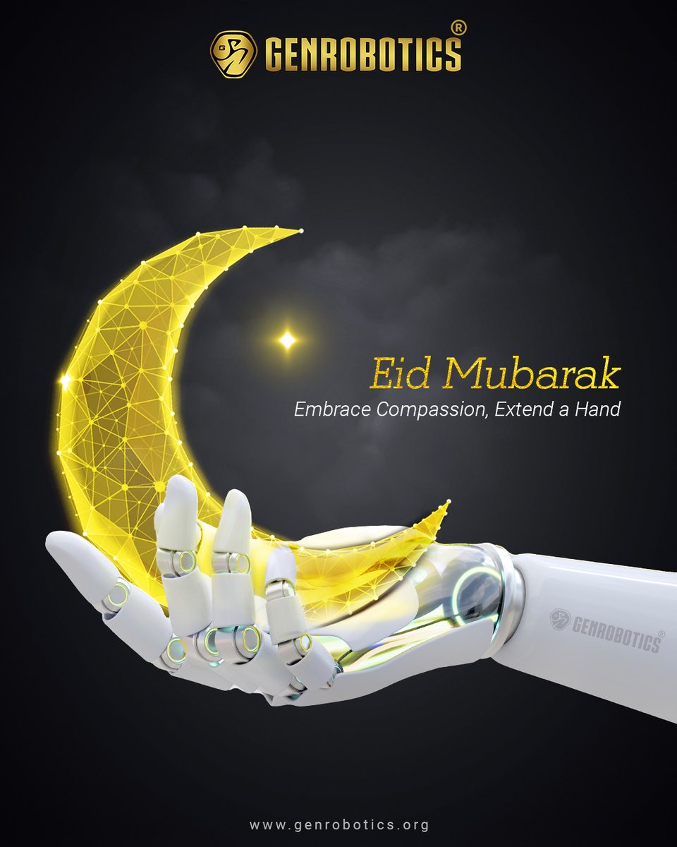GenRobotic's tweet photo. Embrace compassion this Bakrid. Extend a helping hand, bring joy to others. Let's create a world where kindness knows no boundaries. Eid Mubarak! ๐โจ
#Genrobotics #GenRevolution #BakridBlessing #EidMubarak #NewMoon #UnityInDiversity https://t.co/Wv0hKn2aB8