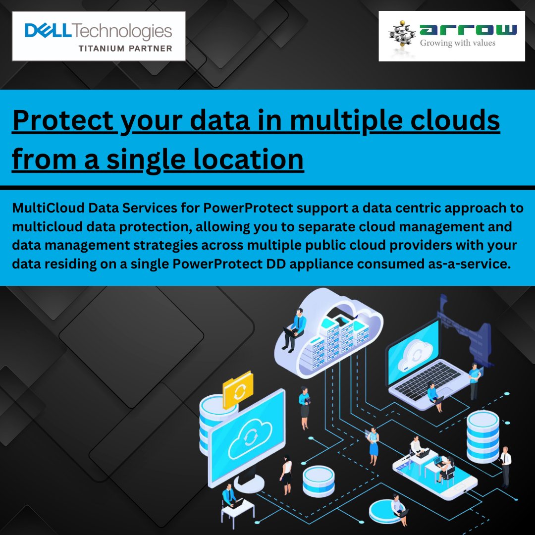 ArrowPcNetwork's tweet photo. Safeguard Your Data Across Multiple Clouds from a Centralized Command Center. Trust Arrow PC Network for Comprehensive Cloud Security Solutions.

#ArrowPCNetwork #CloudSecurity #DataProtection #CentralizedManagement #PeaceOfMind #dell #business #partners #technology #service https://t.co/DfMctLIaIW