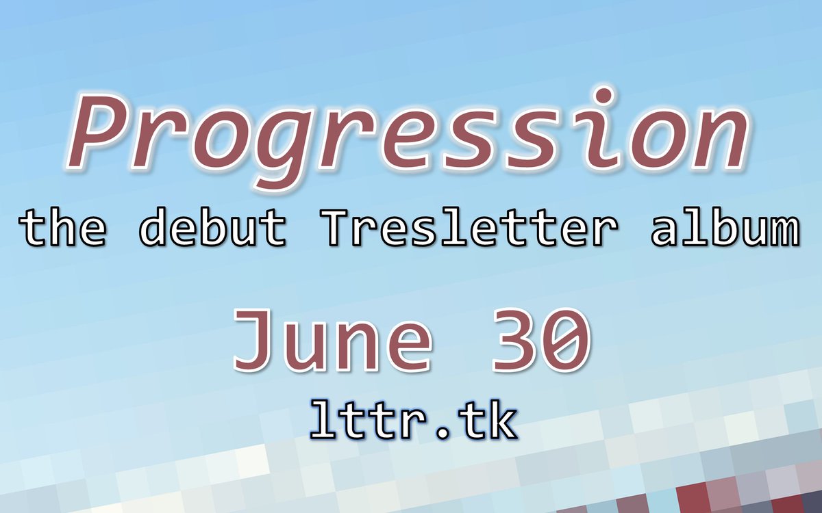 Tresletter's tweet photo. my new album `` Progression `` releases in 24 hours. possibly less depending on your time zone. i'm very excited to finally put this out into the world.
https://t.co/DH0cLLKRaV
https://t.co/u3SPiSQX07 https://t.co/xROL80DcTo