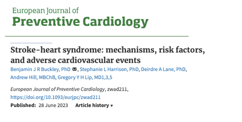 Liverpool Centre for Cardiovascular Science (@liverpoolccs) on Twitter photo Stroke-heart syndrome: mechanisms, risk factors, and adverse cardiovascular events <a href="/LHCHFT/">LHCH</a> <a href="/LJMU_Health/">LJMUHealth</a> <a href="/LivHPartners/">Liverpool Health Partners</a> <a href="/LivuniILCaMS/">Institute of Life Course and Medical Sciences</a> <a href="/affirmo_eu/">AFFIRMO Project</a> academic.oup.com/eurjpc/article… Stroke-heart syndrome: mechanisms, risk factors, and adverse cardiovascular events <a href="/LHCHFT/">LHCH</a> <a href="/LJMU_Health/">LJMUHealth</a> <a href="/LivHPartners/">Liverpool Health Partners</a> <a href="/LivuniILCaMS/">Institute of Life Course and Medical Sciences</a> <a href="/affirmo_eu/">AFFIRMO Project</a> academic.oup.com/eurjpc/article…