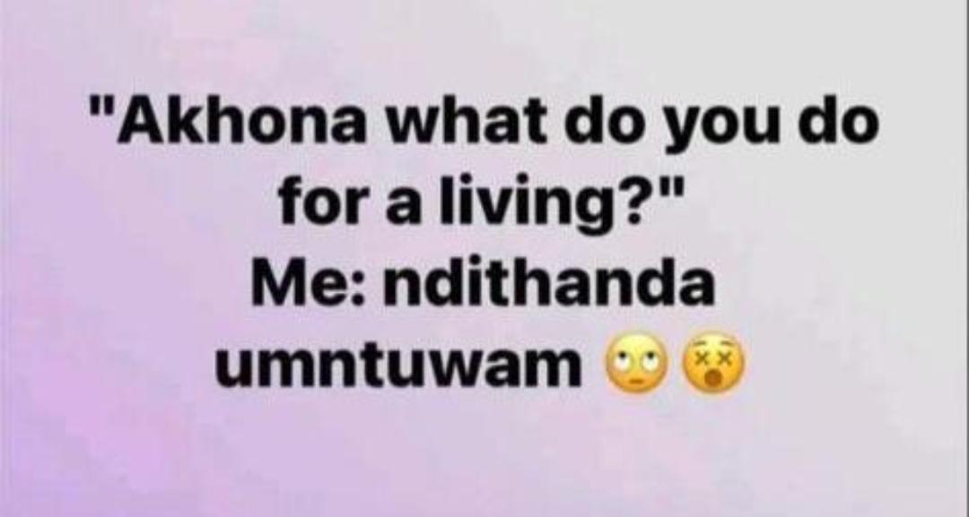 Ohh madoda😄😄