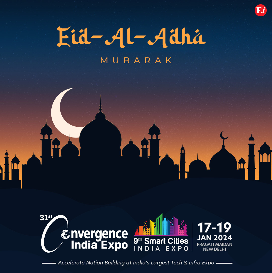 On this blessed day of Eid ul Adha, may your faith be strengthened, your sacrifices be accepted and your prayers be answered. 
Eid Mubarak! ✨🌙

#Startuphubexpo #CI2024 #SCI2024 #SmartCitiesIndia #EIGroup #happyeidaladha #eiduladha #eiduladhamubarak #eidmubarak #eiduladha2023