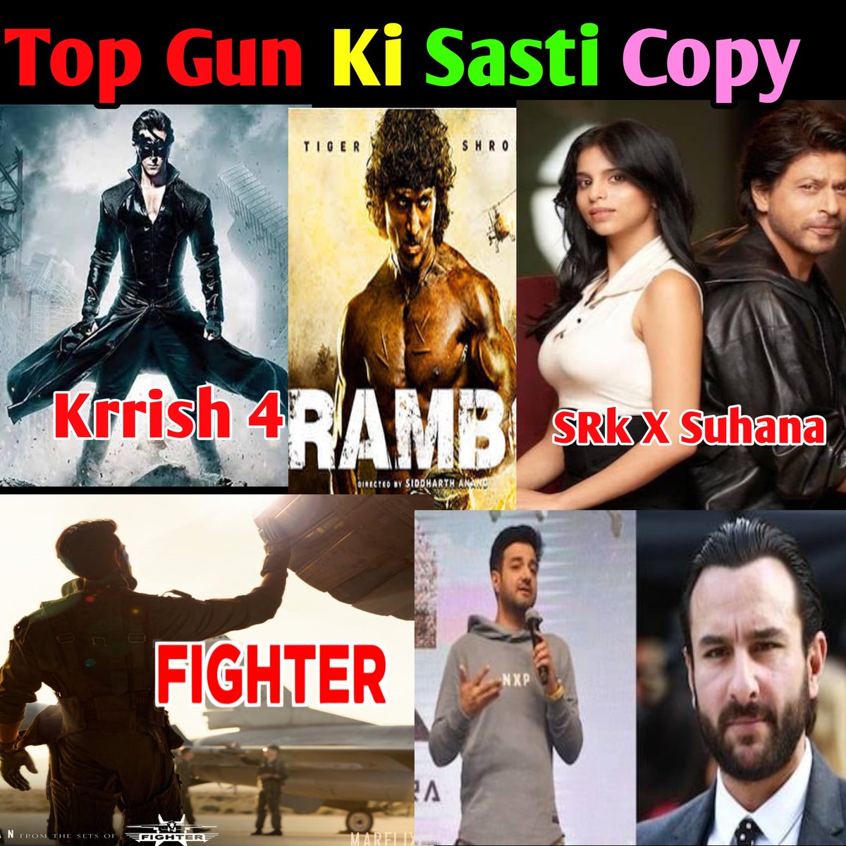 youtu.be/UnYNJq-wiBQ
link☝️
#SiddharthAnand #HrithikRoshan #fighter #krrish4 #rambo #TigerShroff #SaifAliKhan #ShahRukhKhan𓀠 #SuhanaKhan @iHrithik @iamsrk @iTIGERSHROFF