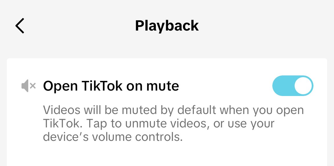 Truly one of the best settings TikTok has ever made