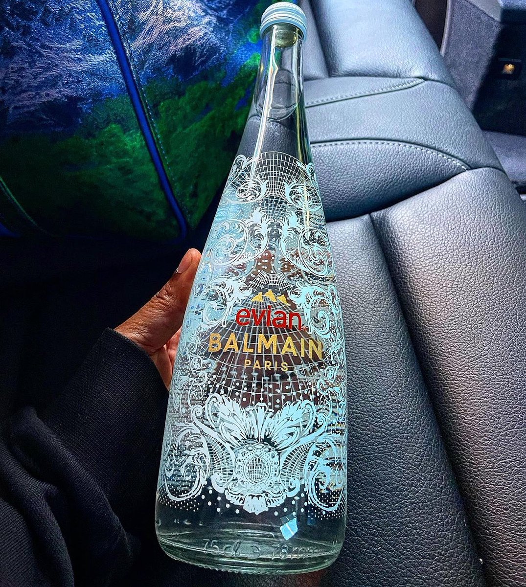 BALMAIN x EVIAN Bottle First Look 👀