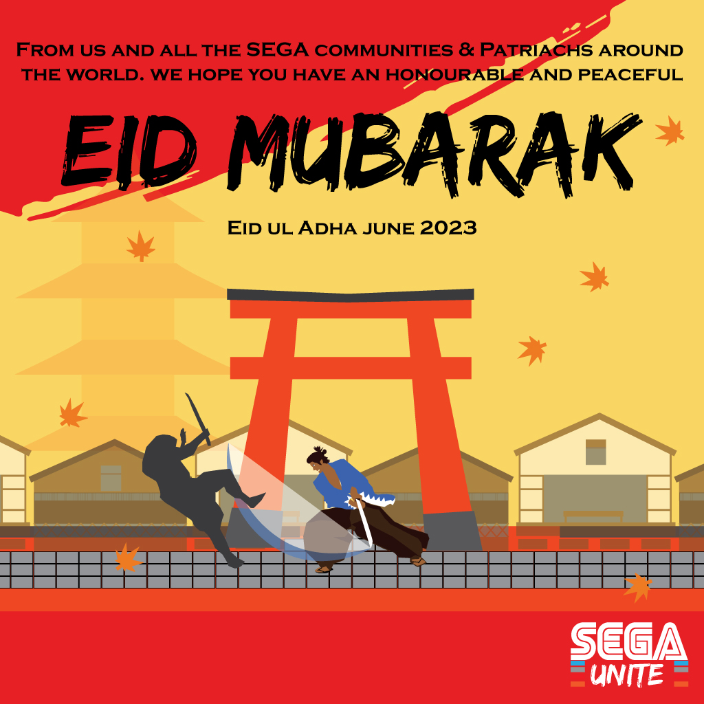 Happy Eid! May your day be filled with food, happiness and Kareoke! (...and not having to avenge someone🤫) #EidMubarak #EidUlAdha2023 #SEGA #LikeaDragonIshin #YakuzaIshin