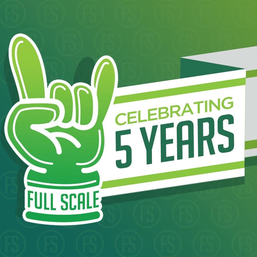 fullscalekc's tweet image. Wow! 5 years went fast! We’d like to say thanks to all of our team members, clients and supporters! You’re the ones that make it all happen.