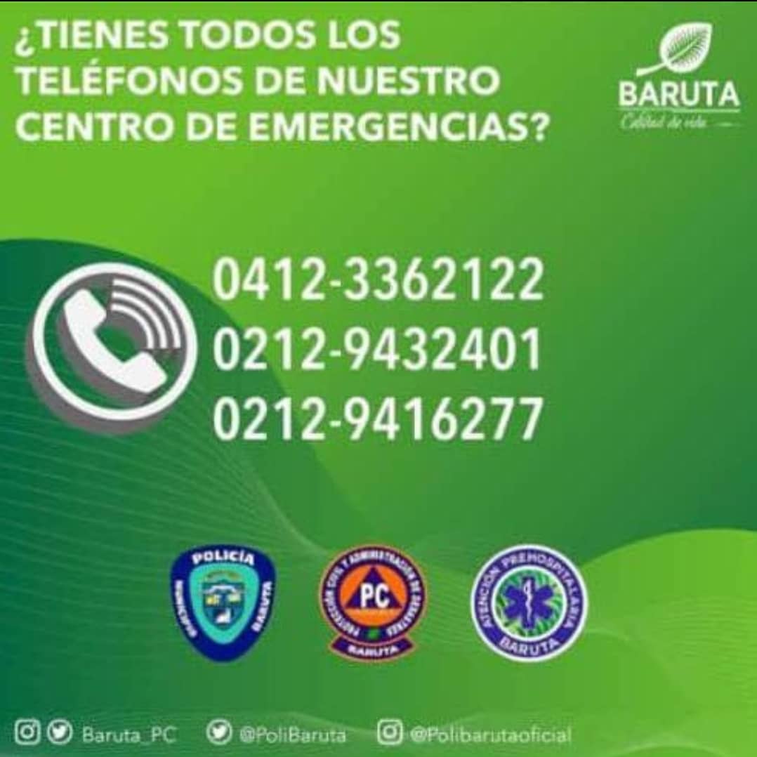 En caso de emergencias