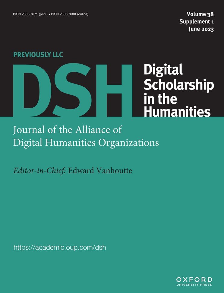 New issue of  Digital Scholarship in the Humanities Vol. 38, Supplement 1 (2023) academic.oup.com/dsh/issue/38/S… <a href="/DSHjournal/">DSHjournal</a> <a href="/eadh_org/">EADH</a> <a href="/ADHOrg/">ADHO</a>
