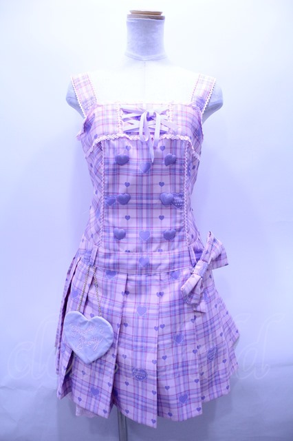 Sprinkle Heart Tartanワンピース angelicpretty- Sprinkle Heart Tartanワンピース angelicpretty-