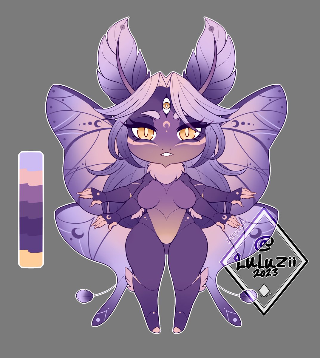 Moth adopt 🌙
See comments for more info 

#adoptables