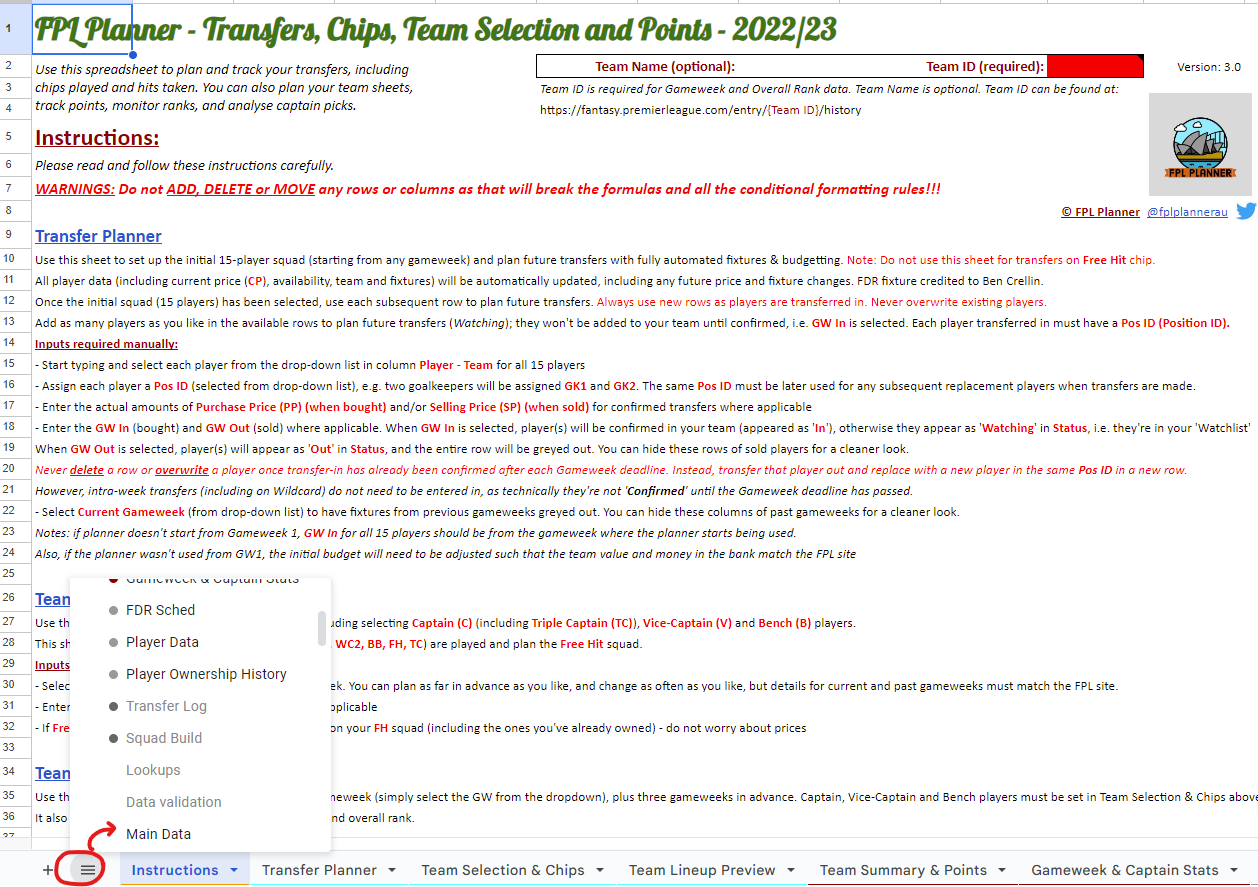 FPL Planner On Twitter ATTENTION TO USERS OF MY FPL PLANNER fpl-planner-on-twitter-attention-to-users-of-my-fpl-planner