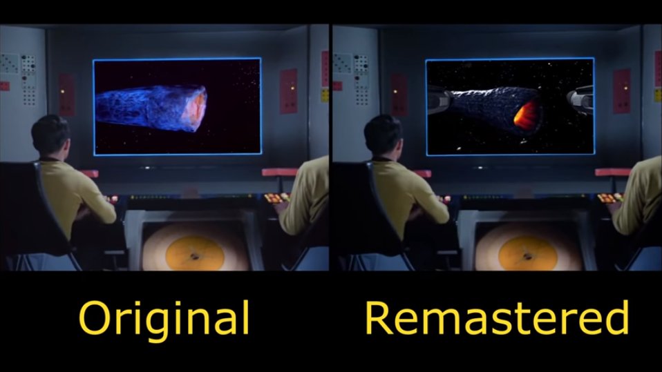 Original vs. Remastered. #allstartrek