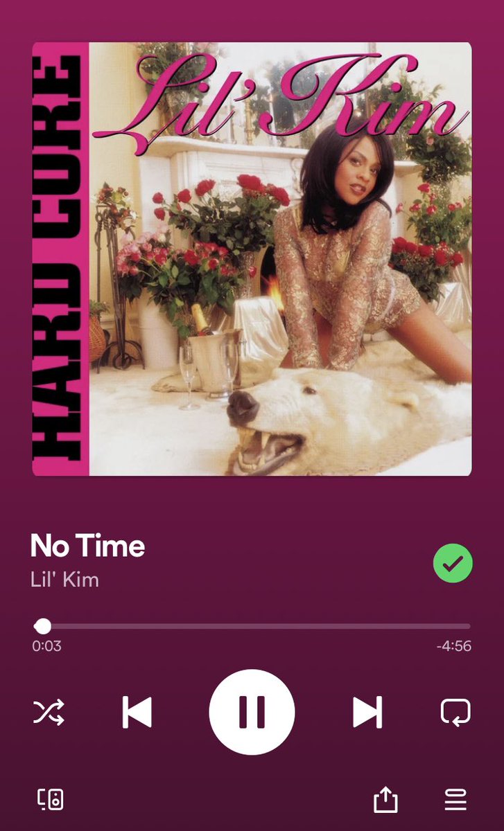 yourditarrie_'s tweet image. Lil Kim was in her muthafuhkin bag, bitch! This song never gets old &amp;amp; it stands well against any hip hop song, male or female. #NoTime