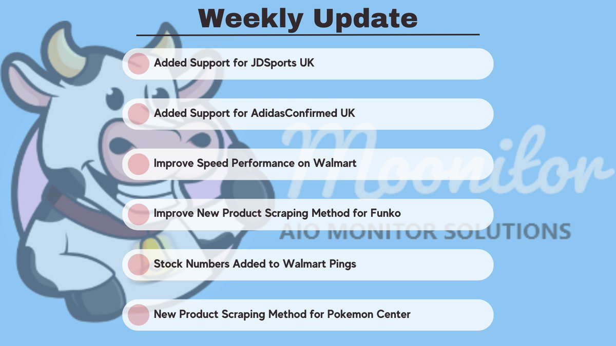 📢 Weekly Update: Stay in the loop with the latest insights from Moonitor! 

This week, we've added new features to our monitoring service, empowering you with even more data-driven capabilities.