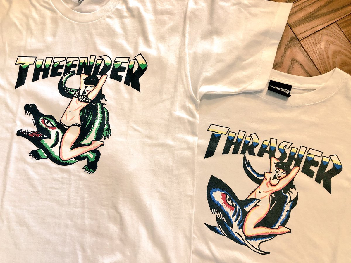 Kima_BiSH's tweet photo. 自分が作ったTシャツの中で最高傑作の1つだと思っているSUMMERワニT。
いくつかバリエーションがあるTHEENDER Tシャツの最終型。色々な思いが詰め込まれて生まれ、色々な思い出を共に過ごしてきたTシャツ。みんなが気に入って着てくれていて本当に幸せだった。 https://t.co/MZVlWi5CuP