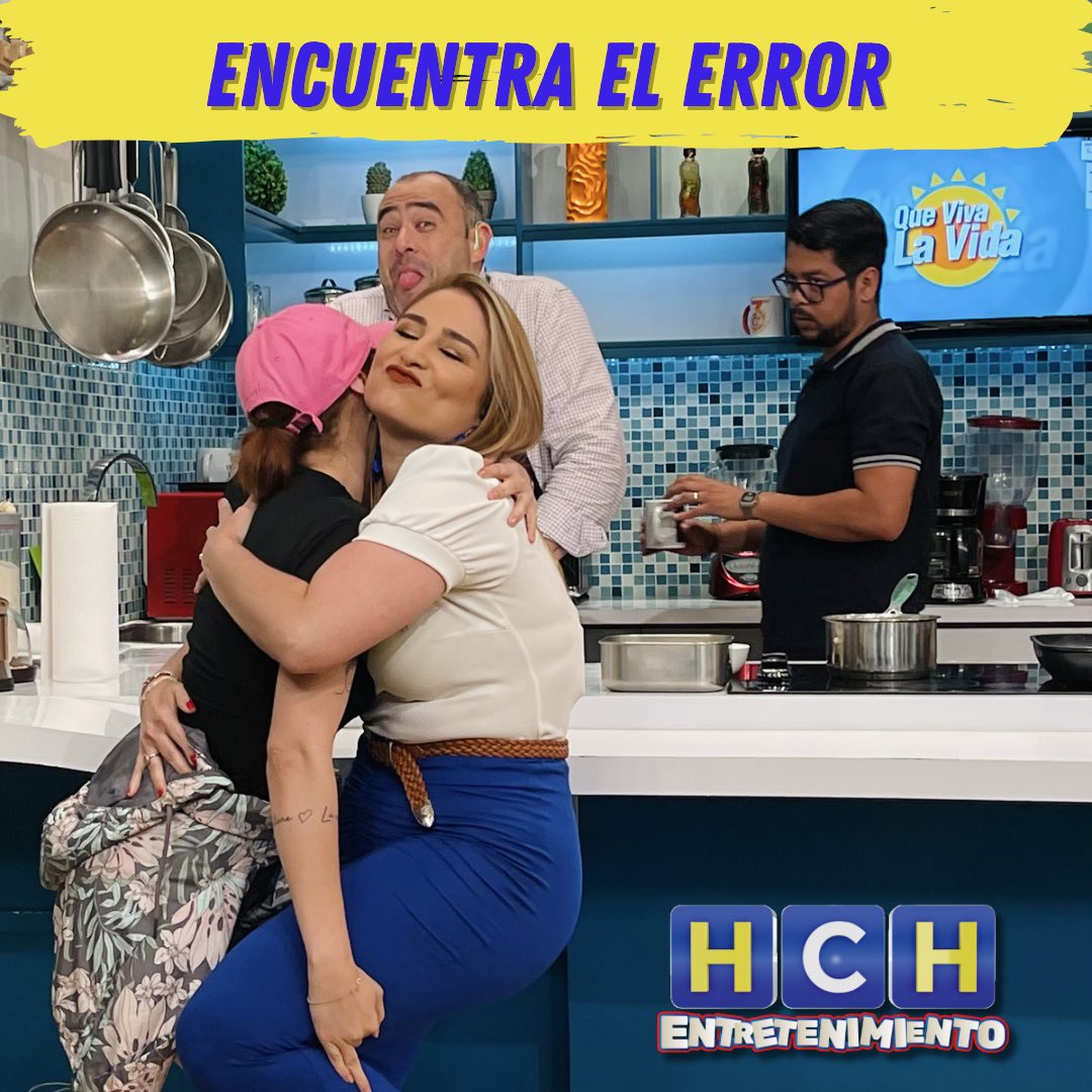 HCHTelevDigital's tweet image. 😂🤪 Déjanos en los comentarios si los encontraste 😂🤪 #EncuentraElError #HCHEntrenimiento 🤪🤣 #JenniferAplicano #GénesisVerde #NahumAlonzo #ReyNúñez