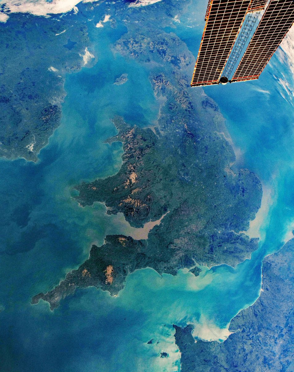 The UK seen from the ISS