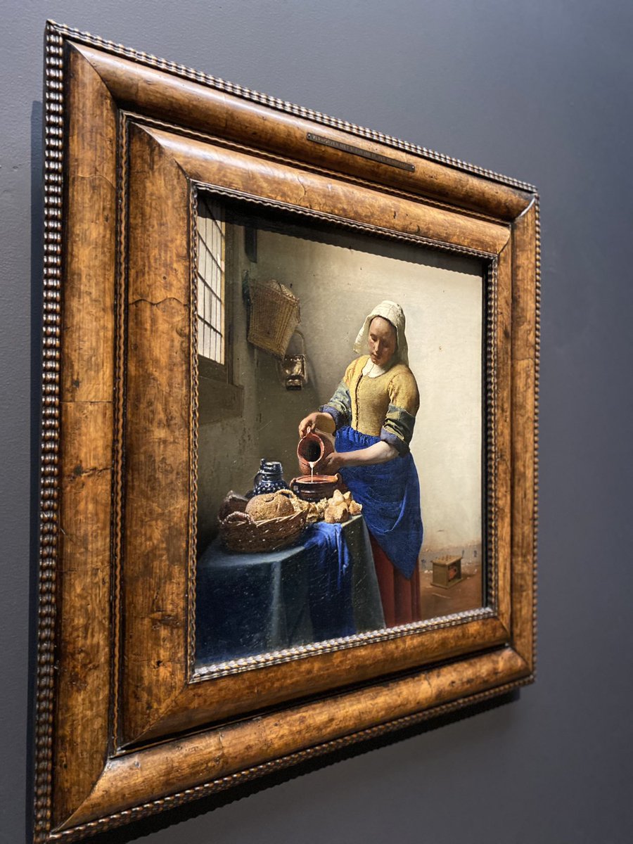 Vermeer’s stunning work The Milkmaid (1660)
#EuroAlvaro23 #Rijksmuseum