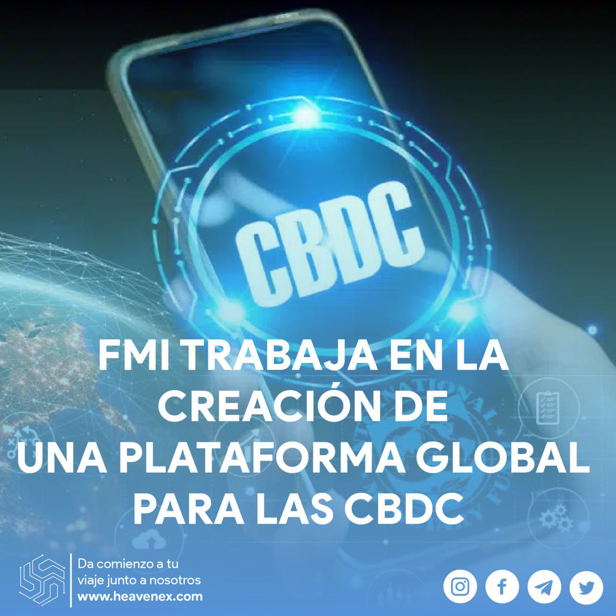 El FMI lidera el camino hacia una nueva era financiera ¡La creación de una plataforma global para las CBDC está en marcha!

#noticiassemanales #cripto #cryptoworld #criptomonedas #cbdc #fmi