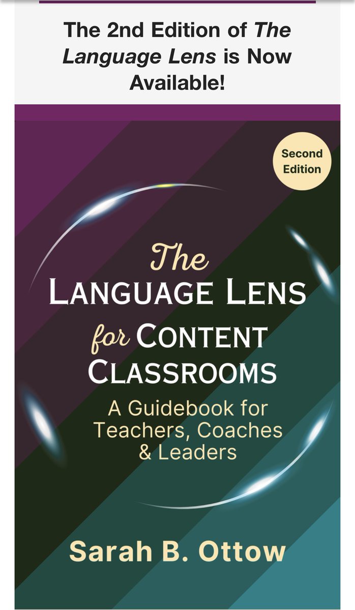 Check it out… the 2nd edition of The Language Lens by @SarahOttow is out! 

amazon.com/Language-Lens-…