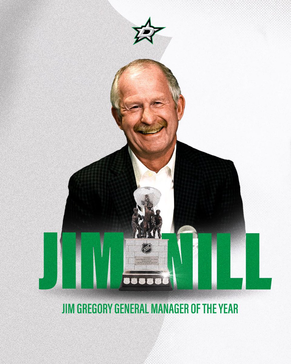 DallasStars's tweet photo. Jim of the Year 🏆 

Jim Nill is the @NHL’s 2022-23 General Manager of the Year! https://t.co/BCC10OoTHa