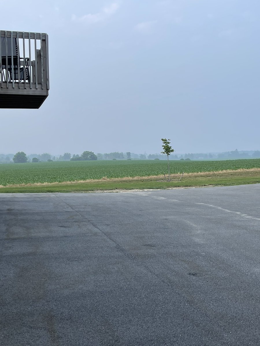 Wildfire smoke is thick today!