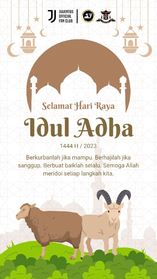 Selamat Hari Raya Idul Adha 1444 H, Bianconeri! 🤍🖤