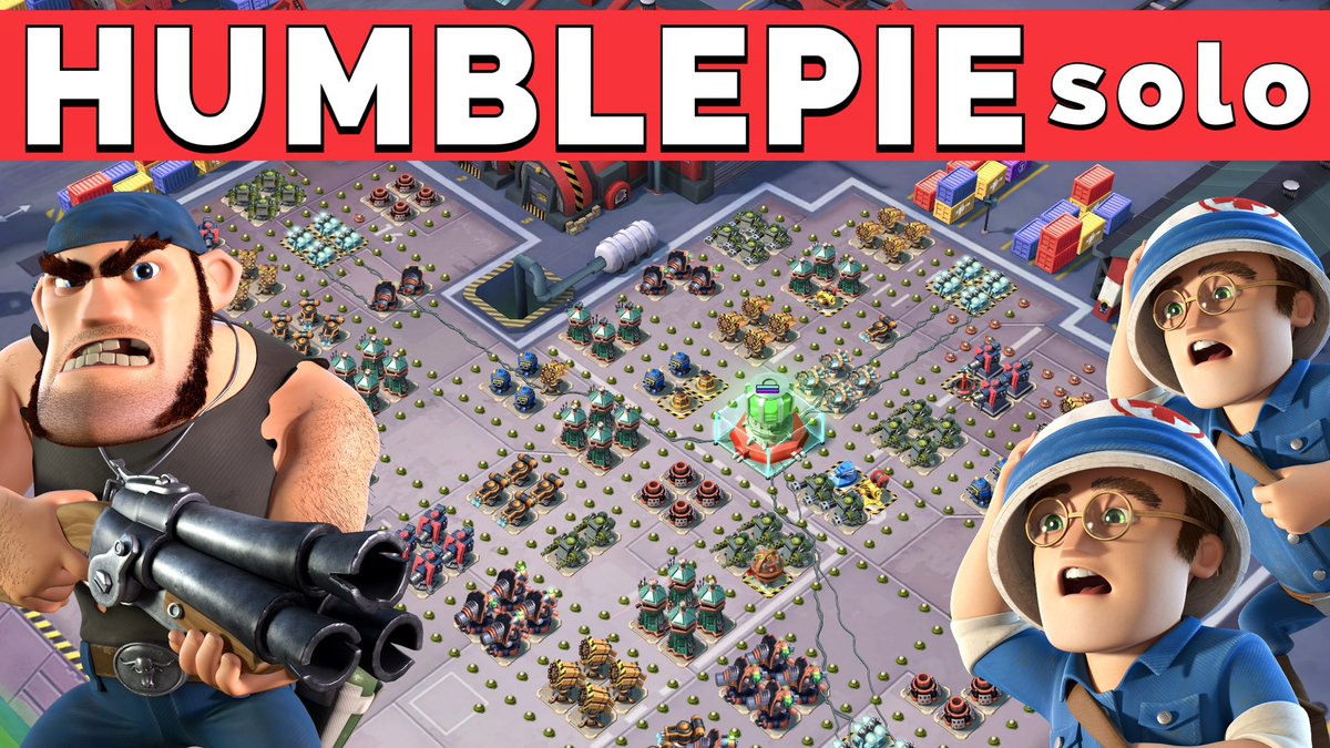 ▶️ youtu.be/nQcVMq3d5ns 
HUMBLEPIE a SOLO? HOW? 😳 Watch this attack!

#humblepie #solo #boombeach #boombeachfl #supercell #supercellgames #attackstrategy #gameplay #boombeachvideos #tutorial