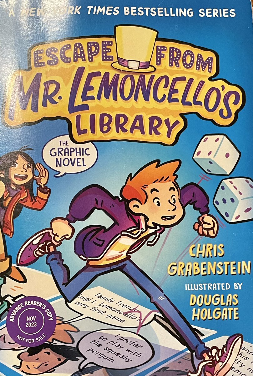 Up next on my #bookposse pile is this exciting graphic novel! So excited for this adaptation! @CGrabenstein @DouglasHolgate @RHKidsGraphic