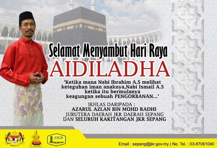 Selamat Menyambut hari raya aidiladha.