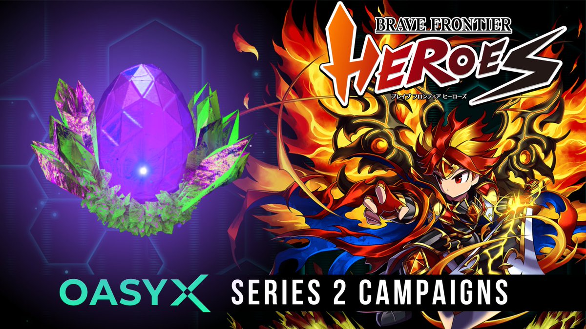 BFH × #OASYX Series 2 Collaboration Campaign! You will get Special rewards  in BFH after collecting more than certain number of “RYU”, the hatched form  of “MARYU” on the HOME Verse! Rewards, image size:1200x675