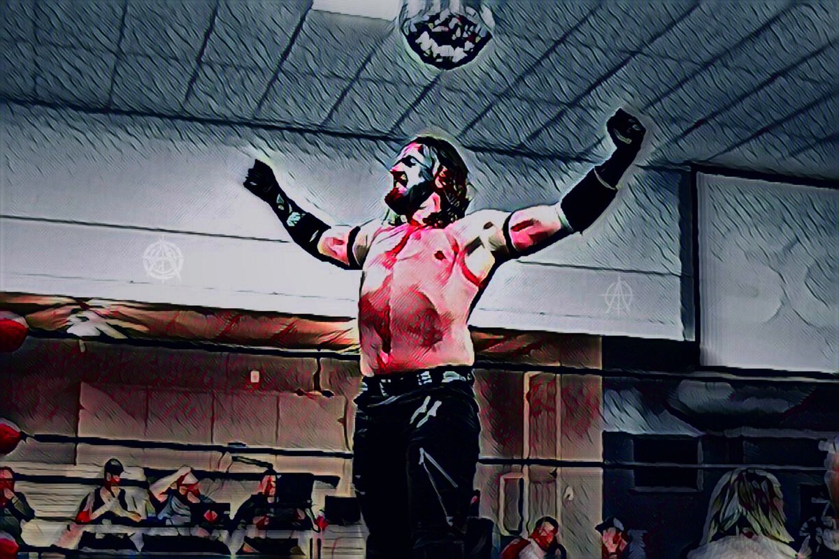 …“only by living absurdly is it possible to break out of this infinite absurdity”…

⁉️🃏🌀🌀☣️ 🏴‍☠️

#ShadowAlpha #AntiSaint #AugustusDraven #HardToMiss #ImpossibleToControl #AntiSaintArt
.
.
 #prowrestler #independentwrestler  #wrestlingisart #wrestler #AEWDynamite #qotd #art