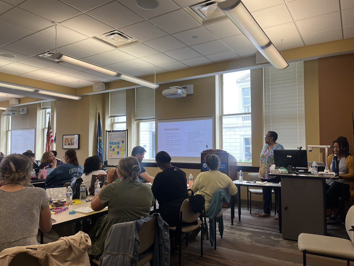 #grateful for the incomparable world-renowned <a href="/davis_joy/">Joy Davis</a> being in <a href="/Detroitk12/">DPSCommunityDistrict</a> at our  #GiftedDETROIT summer institute 2.0 training our teachers &amp; administrators in equity in education. What an amazing day!! #paradigmshifting