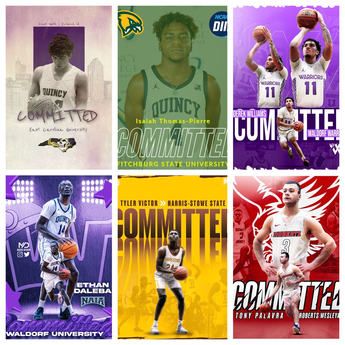 Kenny Nguyen (@coachk_nguyen) on Twitter photo <a href="/QCMBB/">Quincy College Basketball</a> 22-23 season: 20-7
6 students committed at the next level.
NCAA D1: <a href="/GSm1th35/">Grant Smith</a>
NCAA D2: <a href="/palavratony3/">Tony Palavra</a>
NCAA D3: Isaiah Thomas-Pierre
NAIA: <a href="/derekwilliams__/">Derek Williams</a> <a href="/EthanDaleba/">Ethan Daleba</a> <a href="/heyitsTvic/">Tyler Victor 🦦</a>
JUCO WORKS WHEN YOU WORK. Relationship matter! Enjoy the offseason.
Do your research! <a href="/QCMBB/">Quincy College Basketball</a> 22-23 season: 20-7
6 students committed at the next level.
NCAA D1: <a href="/GSm1th35/">Grant Smith</a>
NCAA D2: <a href="/palavratony3/">Tony Palavra</a>
NCAA D3: Isaiah Thomas-Pierre
NAIA: <a href="/derekwilliams__/">Derek Williams</a> <a href="/EthanDaleba/">Ethan Daleba</a> <a href="/heyitsTvic/">Tyler Victor 🦦</a>
JUCO WORKS WHEN YOU WORK. Relationship matter! Enjoy the offseason.
Do your research!