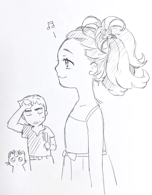 アセロラちゃん夏暑そうだから髪の毛アップにしてあげたい。