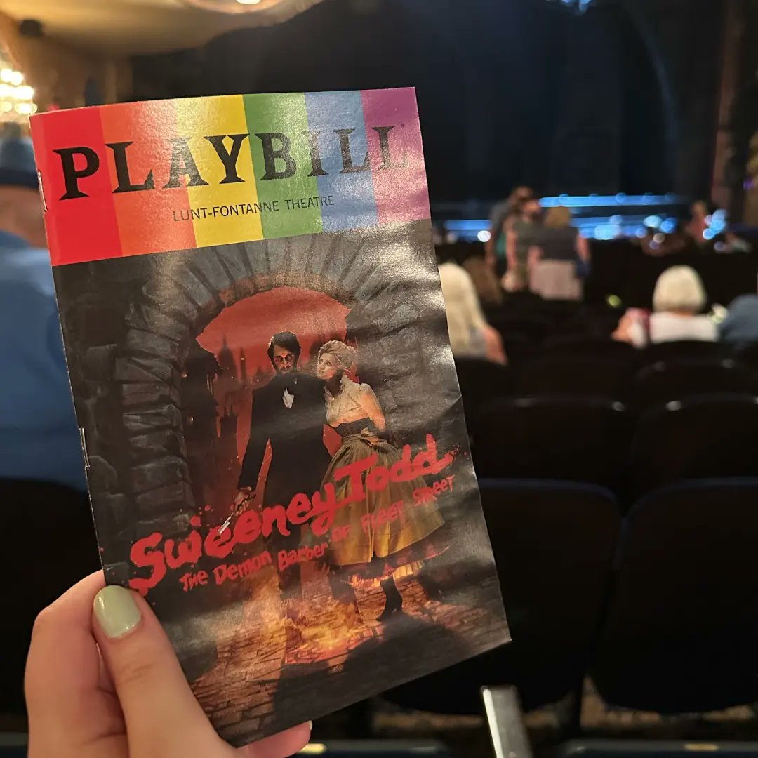 graysstuff's tweet photo. My best friend and I saw Sweeney Todd today and.... holy shit, that ending. I also need to mention that Annaleigh Ashford is a master of her craft- the control she has over her voice and body is INCREDIBLE. https://t.co/qGpRJjI1Yn