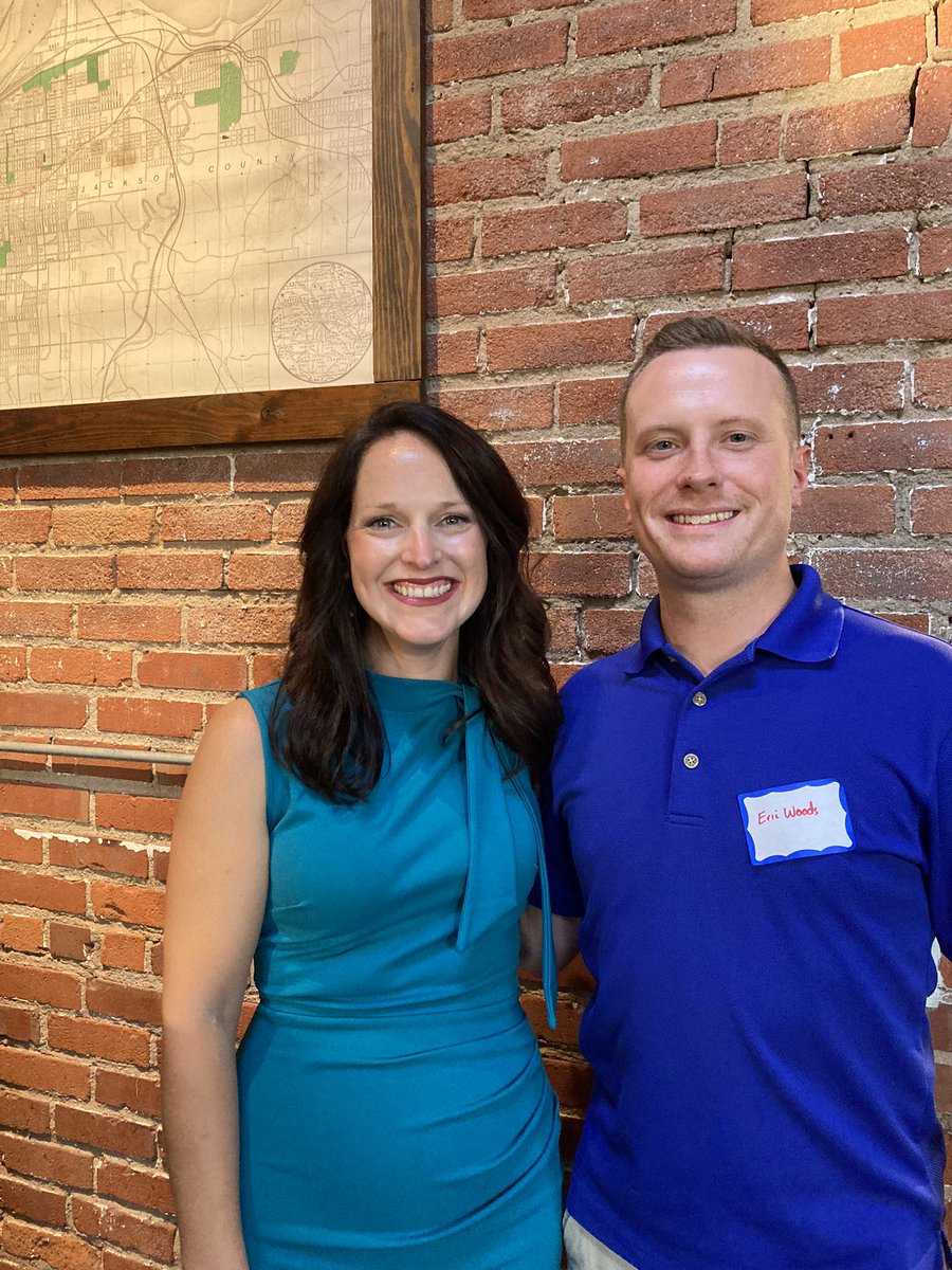 EricWoods's tweet photo. HUGE crowd tonight for @MaggieforMO’s campaign kick off for State Senate. The energy was unreal. Maggie is a tremendous champion for public education, workers, and reproductive freedom. She will make an excellent senator for the Northland. I am so proud to endorse her! #moleg https://t.co/InwonXvjhE