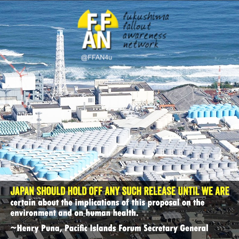 ffan4u's tweet photo. In solidarity with @ForumSec @henrypunat, thank you for your leadership @PacificIslands #NoNukeDumping #Pacific #FollowTheTritium @BeyondNukesInt @Gpj_English @CANtheNUKES
https://t.co/S2Yo1sE2w0 https://t.co/ecAlVznxMP