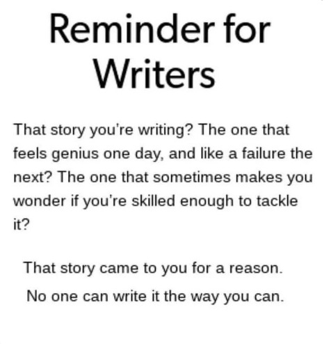 That story chose you for a reason.  🧡🪷

#WritingCommunity #writersoftwitter #writersofinstagram #WritingLife #dontgiveup