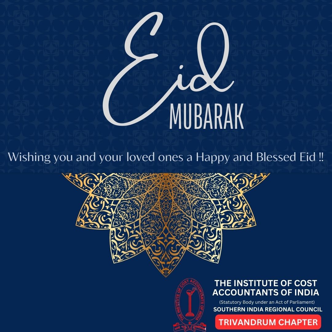 #Eid_mubarak

Wishing you and your loved ones a happy and Blessed Eid..!!

#bakrid #eidmubarak #cma #icmai #cmatrivandrumchapter #costaccountant #cmaprofession #costandmanagementaccountant
