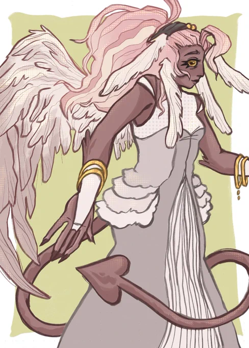 updating sorbet my dragon girlie for artfight 