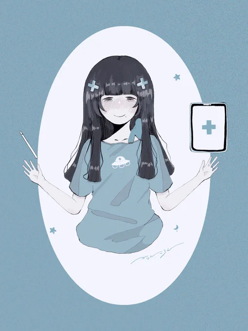 #ほっぺの斜線は可愛い  毎回意識して描いてますかわいいね……