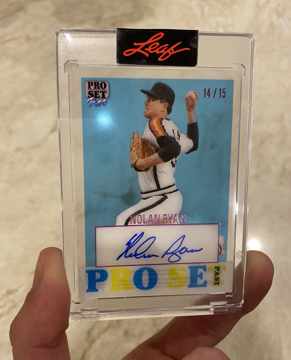 To prove you can make $ this way, I am giving away this Nolan Ryan /15 that I pulled. I recovered my cost easily, before grading, and want to spread the love. Just RT to qualify! #GrowTheHobby