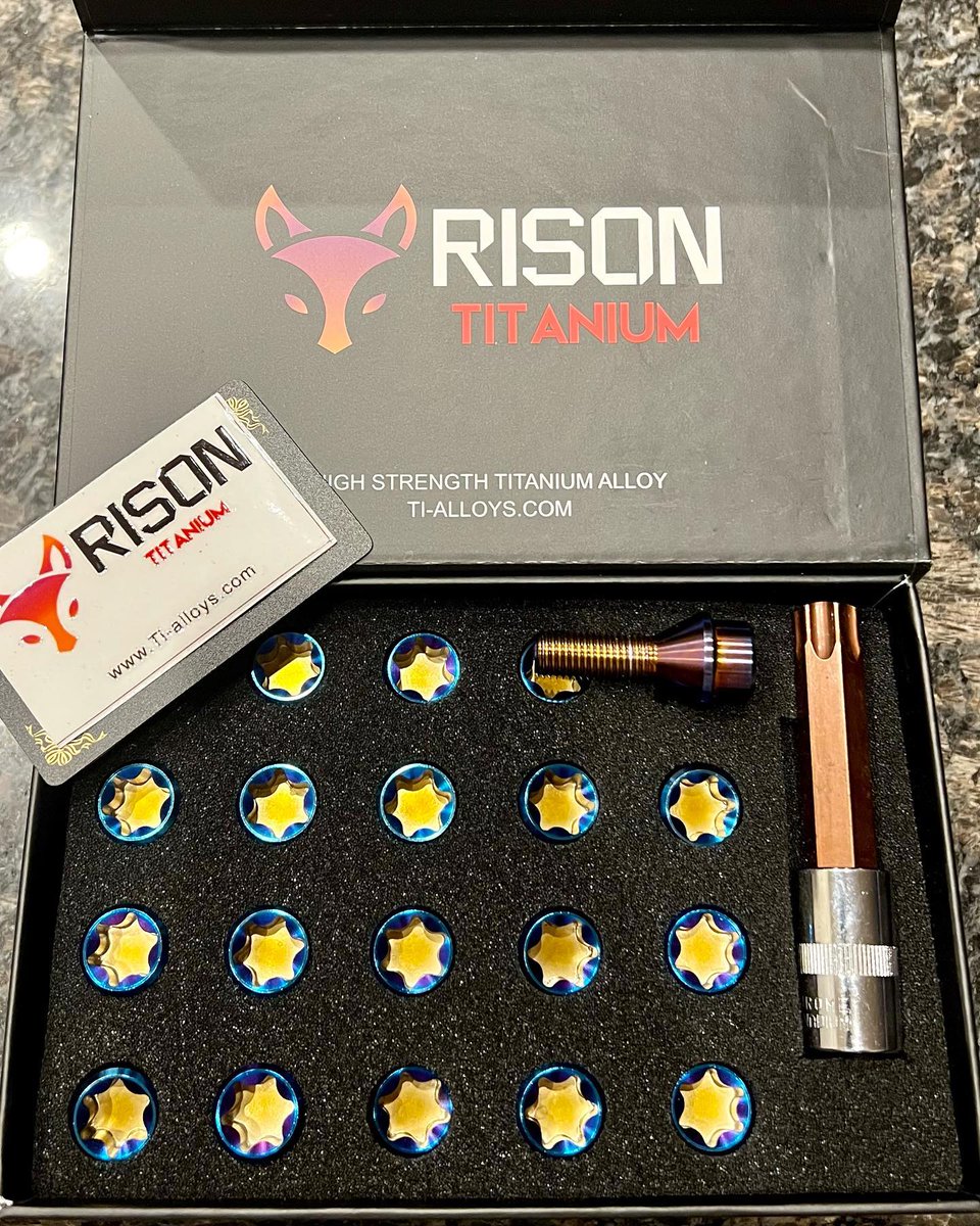 Risontitanium's tweet photo. Nice Discount for Rison Titanium lug bolts
🔥🔥🔥🔥🔥
https://t.co/USwtD23fFU
#titanium #titaniumlugnuts #titaniumlugbolts #titaniumbolts #titaniumnuts #lugbolts #lugnuts #wheels #wheel #wheelsbolts #wheelbolts #wheelnuts #racing #racingcar #racingwheels #racingwheel #autowheel #auto #autowheelsgallery #drag #dragrace #dragracing #spring #midget #rims #rimsnuts #redlugnuts #lugnut #ti