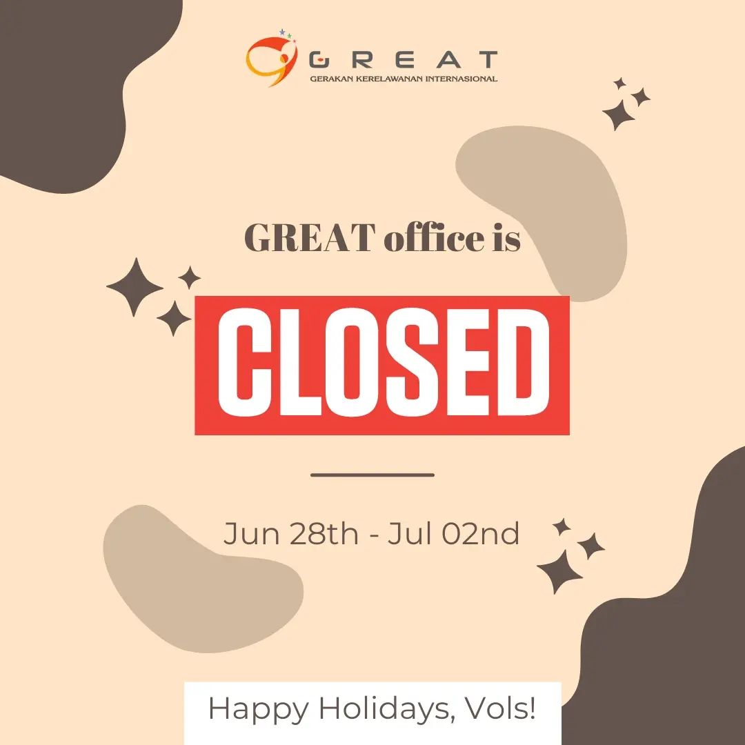 Happy Eid Holidays, Vols!
.
.
.
.
.
.
.
#Volunesia #eiduladha2023 #EidAlAdha