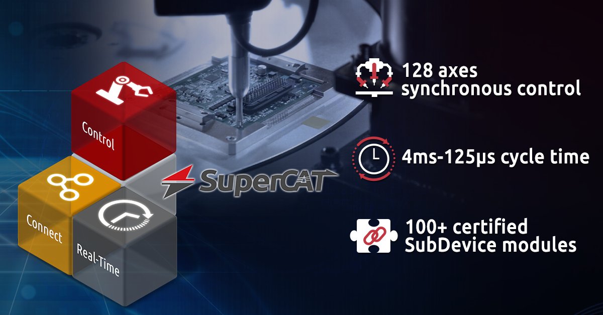 ADLINK_IoT's tweet image. Looking for a performance-driven, efficient, and stable motion control solution? Look no further than SuperCAT! 💪💻 Don't hesitate to get in touch with us!
#EtherCAT #motioncontrol #SoftwareDefined
okt.to/qXtnCv